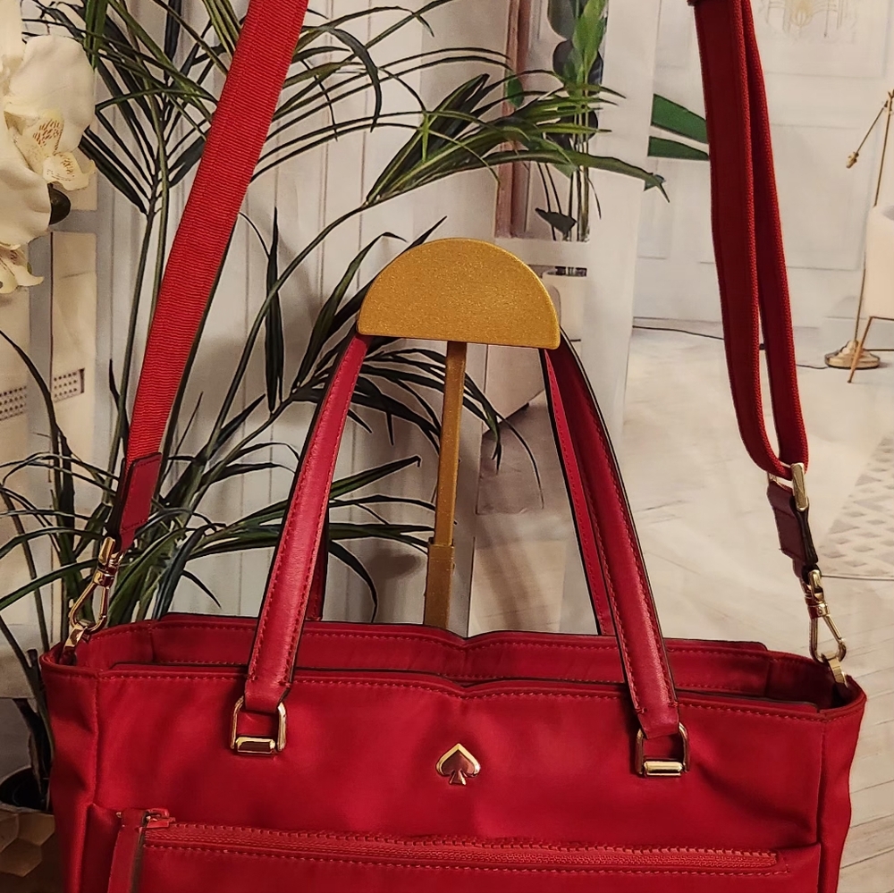 Stunning Red Kate Spade Convertible Crossbody Bag! - Picture 16 of 16
